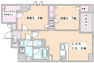 リヴシティ文京春日の物件間取画像